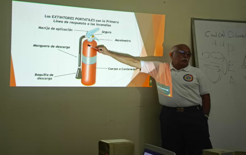 Personal de U.M.I. Maracaibo recibió inducción sobre el manejo de extintores de fuego