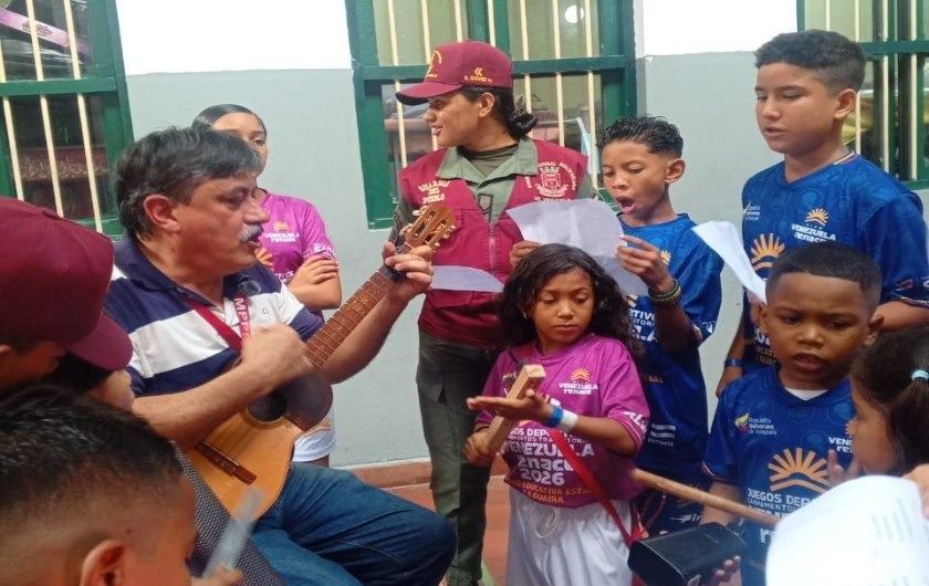 IPASME promueve el bienestar emocional y la cultura en campamento transitorio de La Guaira mediante talleres musicales