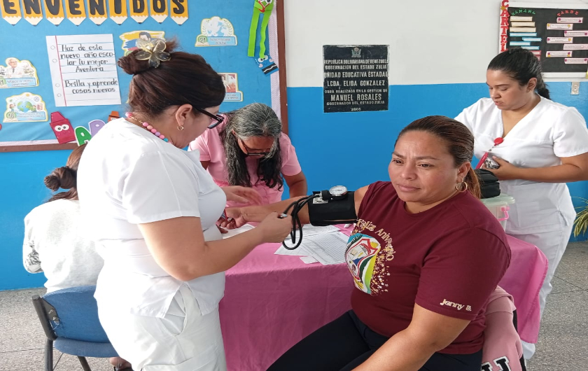 IPASME desplegó jornada integral de salud en la Escuela Élida González del municipio Colón