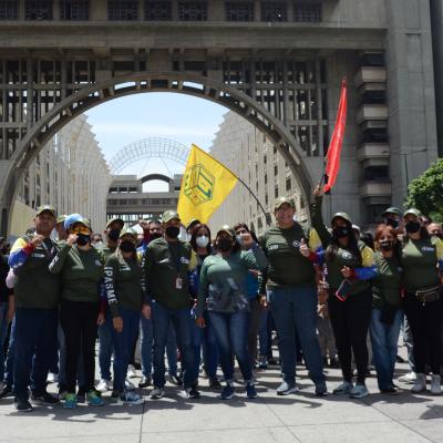 Movilizaciòn en Defensa de las reivindicaciones laborales y logros de la revolución bolivariana Fotógrafo Ramses Peña